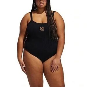 Ivy Park Black Women's Bodysuit & Pants set